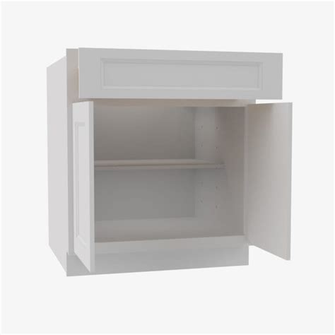 Tw B24b Double Door 24 Inch Base Cabinet Uptown White House Of Cabinet