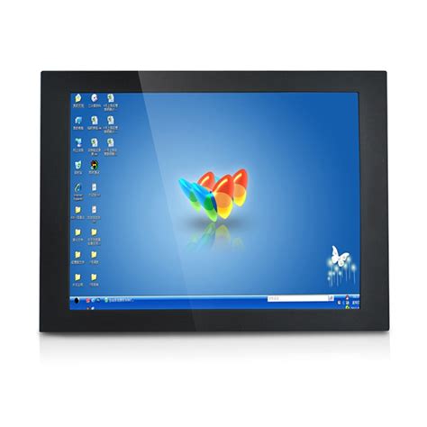 17 Inch Flat Panel Industrial Embedded All In One Pc Large Touch Screen