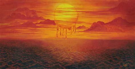 Buy Melting Sun Handmade Painting By Richa Thomas Codeart574336616