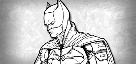 Next, draw the neck in the form. How to Draw BATMAN (The Batman 2022) Drawing Tutorial ...