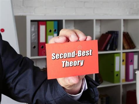 Financial Concept About Second Best Theory With Inscription On The