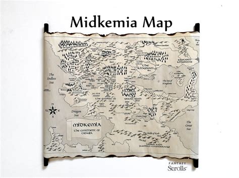 The Riftwar Cycle Map Midkemia Map Magician Map Silverthorn Etsy Canada