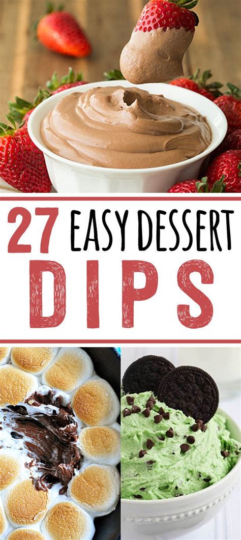 27 Easy Dessert Dips That Anyone Can Make Easy Beautiful Desserts