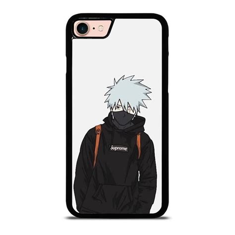 Kakashi Supreme Naruto Iphone 8 Case Best Custom Phone Cover Cool Personalized Design