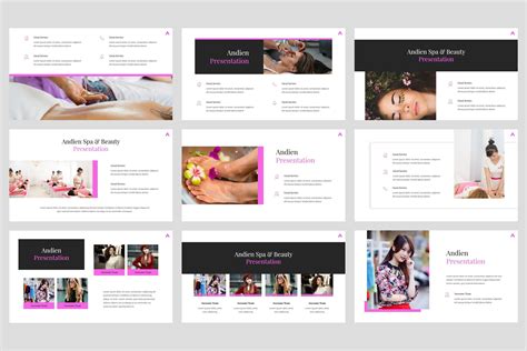 Andien Spa And Beauty Powerpoint Template By Stringlabs Thehungryjpeg