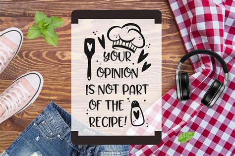 Your Opinion Is Not Part Of The Recipe Svg Cutting Board Svg Etsy