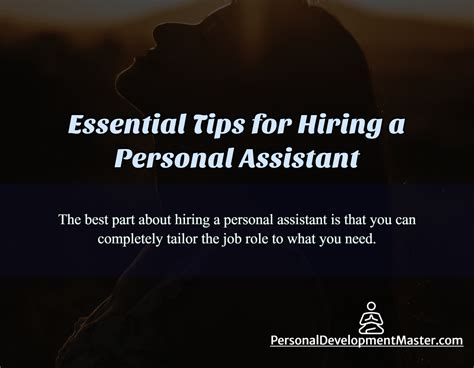 5 Essential Tips For Hiring A Personal Assistant