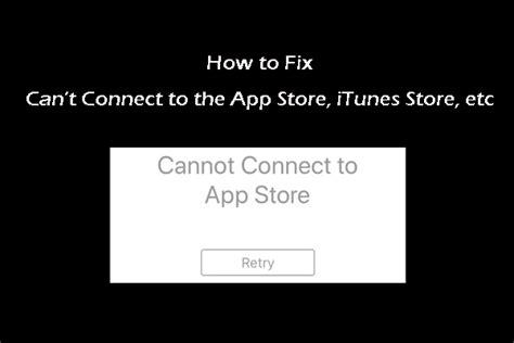 How To Fix Cant Connect To The App Store Itunes Store Etc