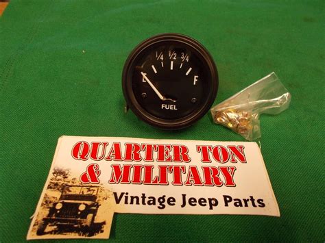 Fuel Gauge Volt Fits Jeep Willys Mb Gpw Cj A A Cj B Ebay