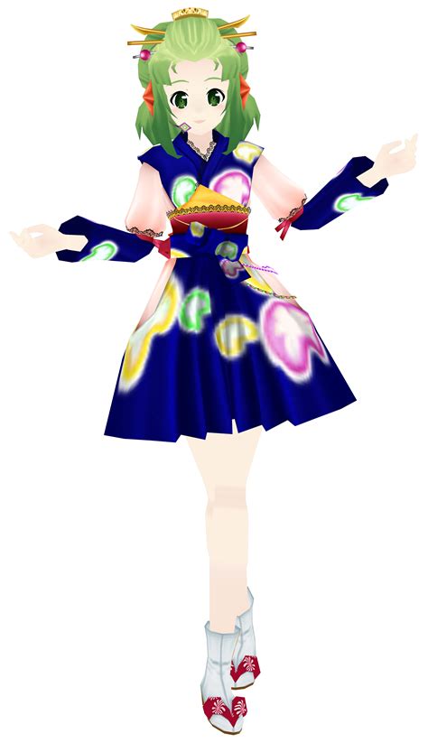 Mmd Mtm Gumi Megpoid Japanese Style~miyabi~ Dl By Harryshibeinu On