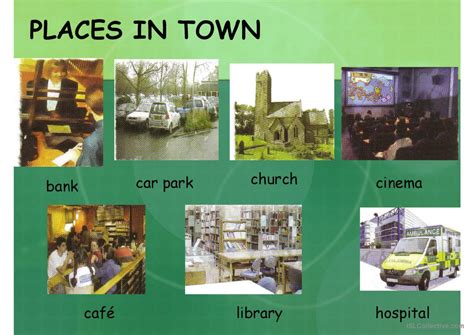 Town Giving Directions English Esl Powerpoints