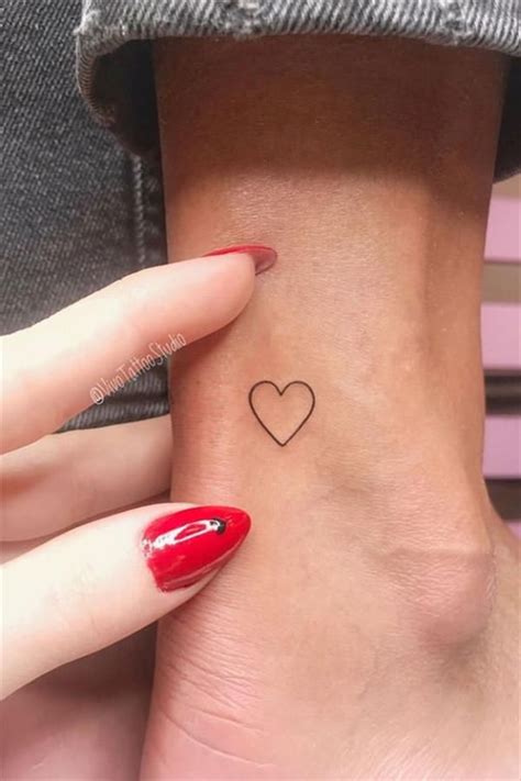 Simple Small Heart Tattoo Design For Woman On Valentine S Day To