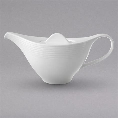 Villeroy Boch 16 3356 0530 Sedona 13 Oz White Porcelain Teapot 6 Case