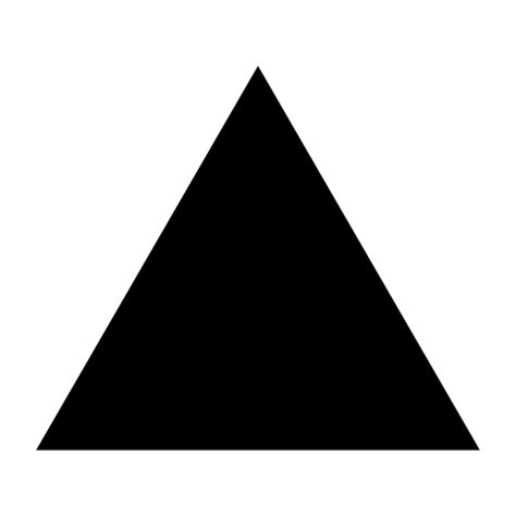 Black Triangle Vector At Getdrawings Free Download