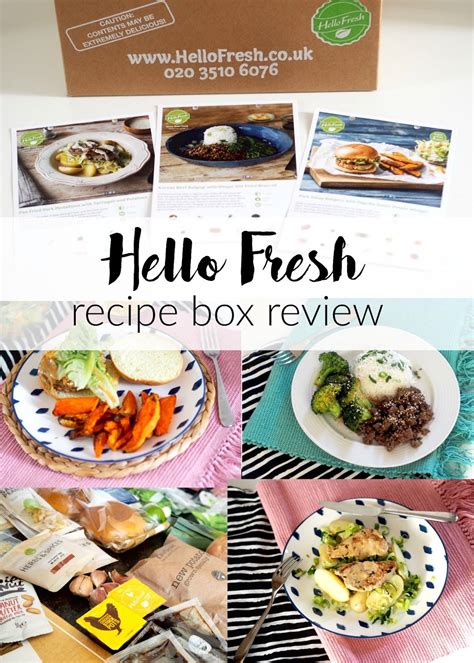 Hello Fresh Meal Subscription Box Review Eatlovelive Healthy Plan