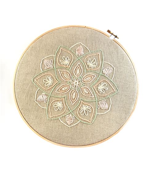 Mandala 5 Stitchery Pattern Jemimas