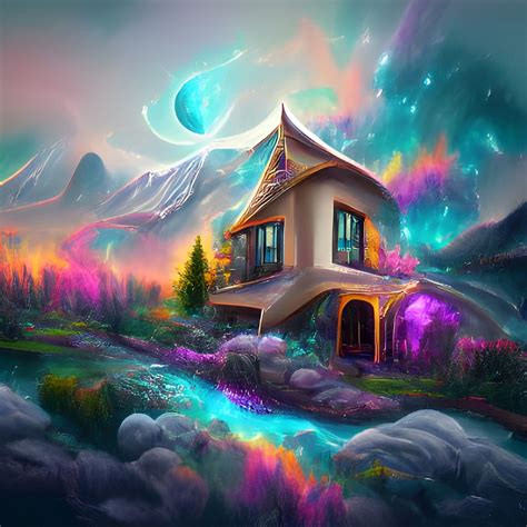 Dream House Lv Creekside Manor Ai Generated Artwork Nightcafe Creator