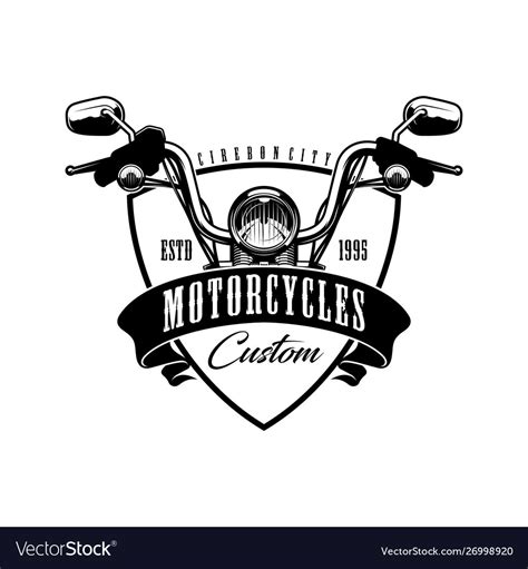Motorcycle Logo Royalty Free Vector Image Vectorstock
