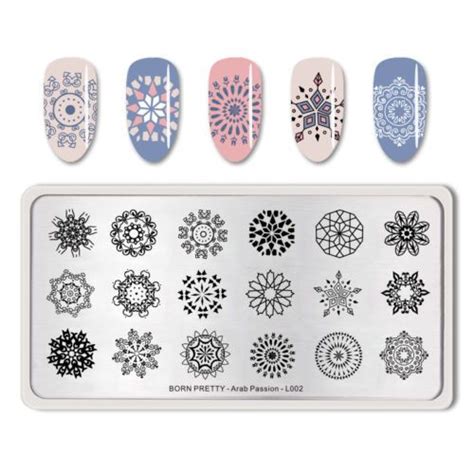 Born Pretty Nail Stamping Plates Tropical Punch Image Stamp Templates