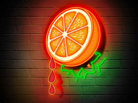 Neon Orange By Abs Jony Black Phone Wallpaper Orange Wallpaper Neon Wallpaper Aesthetic
