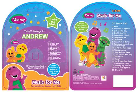 Barney Themed Kids Music Cd Retail Packaging For Cd Flickr