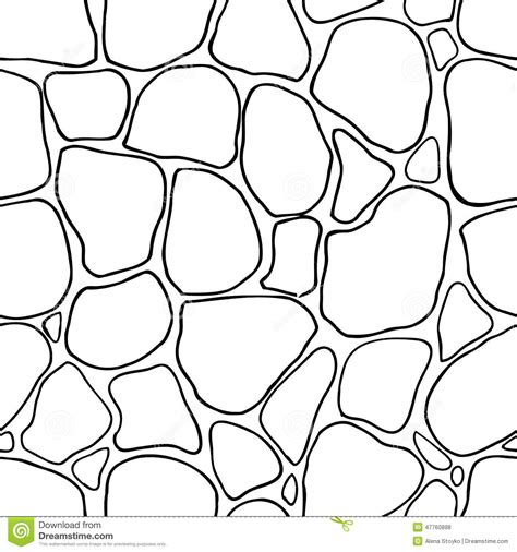 Stones Seamless Pattern Stock Vector Image 47760898