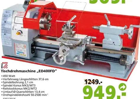 Holzmann Tischdrehmaschine Ed400fd Angebot Bei Globus Baumarkt