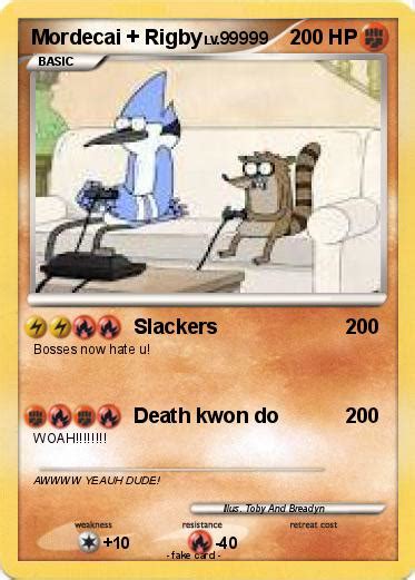 Pokémon Mordecai Rigby 37 37 Slackers My Pokemon Card