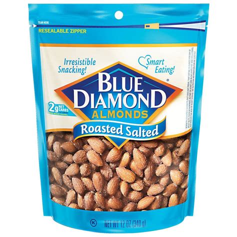 Blue Diamond Almonds Roasted Salted 12oz 12 Oz Shipt