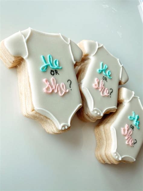 Break Apart Gender Reveal Sugar Cookies A DIY Tutorial Kisses