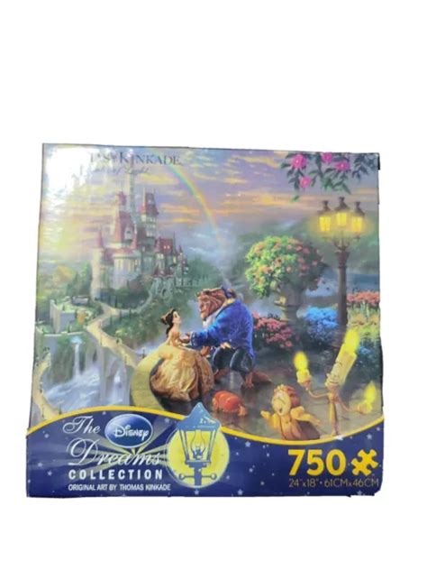 New Thomas Kinkade Disney Dreams Collection Beauty And The Beast 750