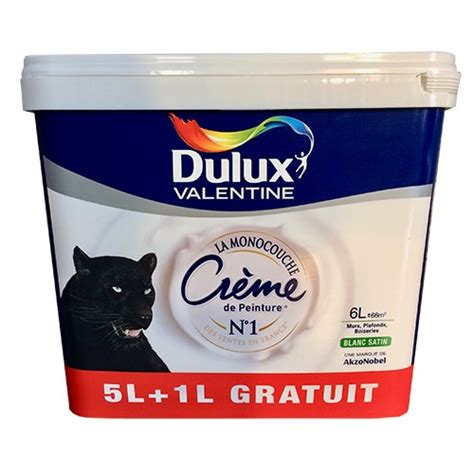 Dulux Valentine La Monocouche Crème De Peinture Blanc Satin De La