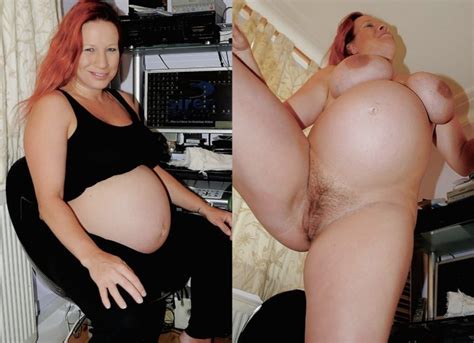 PREGNANT DRESSED UNDRESSED ShesFreaky