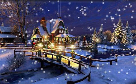 Snow Night Hd Wallpapers Top Free Snow Night Hd Backgrounds
