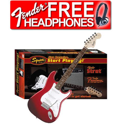 Squier By Fender Affinity Strat Frontman Pack Red At Gear Music