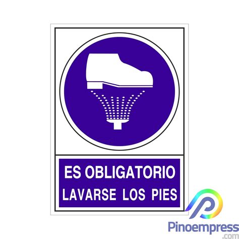 0694 Es Obligatorio Lavarse Pinoempress