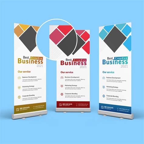 Roll Up Mockup 25 Free Creative Corporate Business Banners