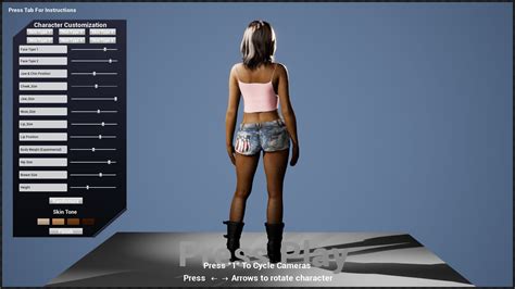 Female Version Character Customization 01 In Characters Ue Marketplace