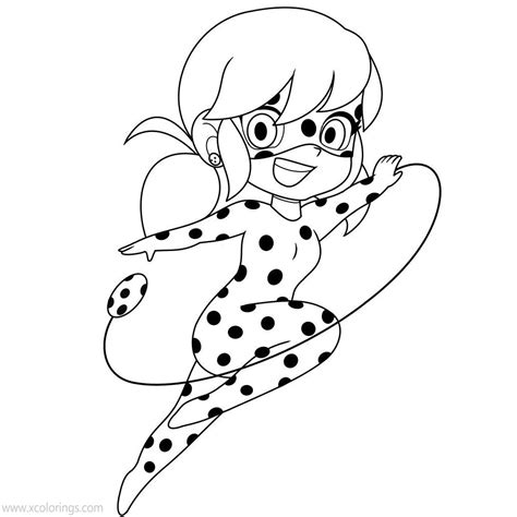 Miraculous Ladybug Coloring Pages Free To Print Xcolorings