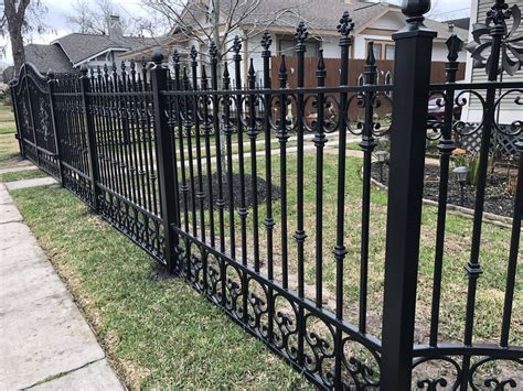 Wrought Iron Fence Fence Geeks Wrought Iron Fences Gates And