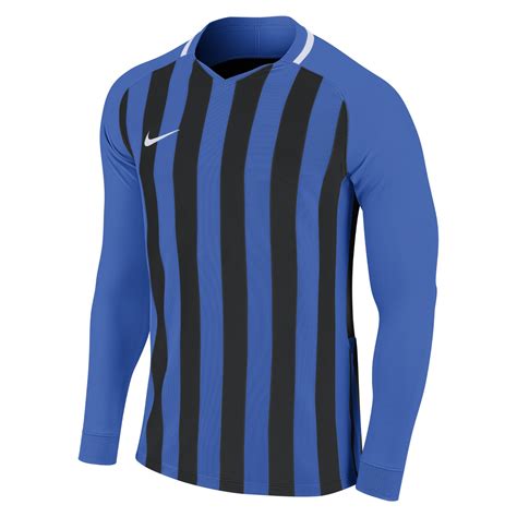 Striped Division Iii Long Sleeve Football Shirt