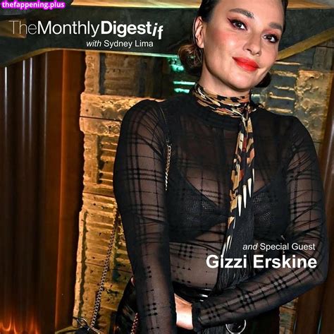 Gizzi Erskine Gizzierskine Nude Onlyfans Photo The Fappening Plus