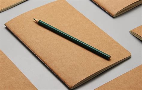 A5 Kraft Cover Notebook Dot Grid Paper Blank Paper Ruled Paper 40