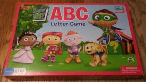 255 Super Why Abc Letter Game By University Games ~ 100 Complete Ebay