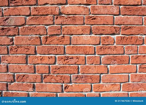 Red Brick Wall Background With Copy Space Stock Photo Image Of Grunge
