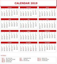 Long weekends for 2019 in malaysia 11 thoughts on 2019 malaysia public holidays calendar. 80 Calendar 2019 ideas | printable calendar, holiday ...