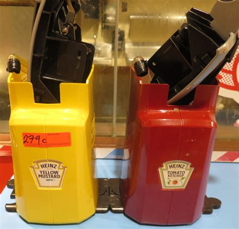 Heinz Tomato Ketchup And Yellow Mustard Dispensers