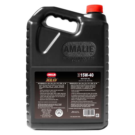 Amalie Oil 160 71707 36 Xlo Heavy Duty Sae 15w 40 Synthetic Blend