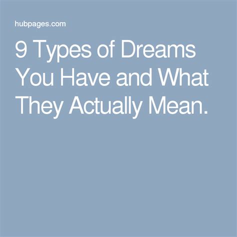 9 Superstitions About Dreams Meanings Dream Meanings Types Of