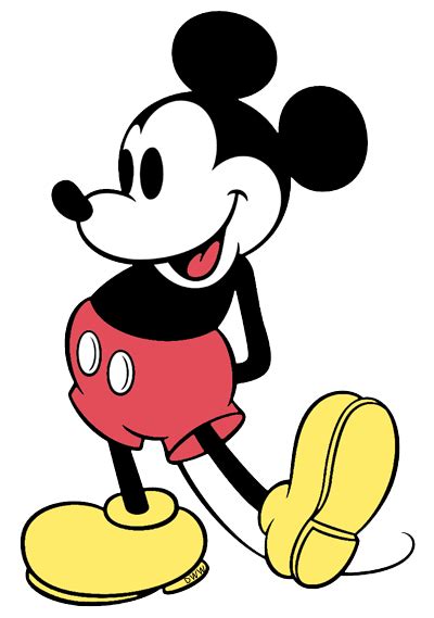 Mickey Mouse Vintage Png Classic Mickey Mouse Clip Art Png Download